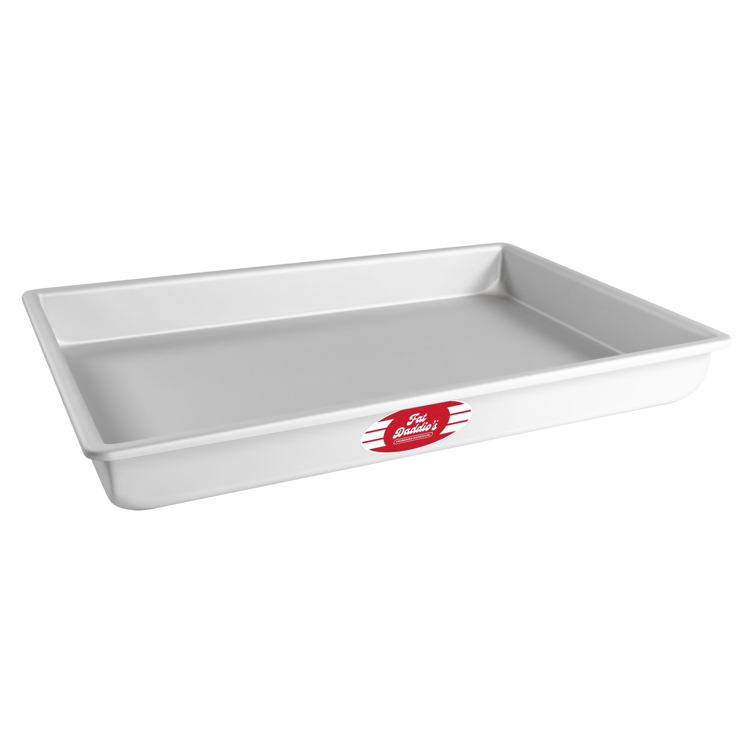 Photo 1 of Fat Daddio's POB-12182 Sheet Cake Pan, 12 x 18 x 2 Inch, Silver
