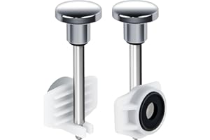 Kootesday 2-Pack Tub Spout Diverter Repair Kit - Universal Bathtub Faucet Parts with Valve Stems, Cup Seals & Gates, Fix Leaky Diverter in Minutes (Polished Chrome)