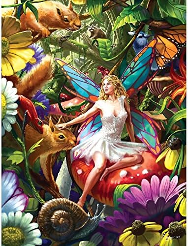 Summer Forest Fairy Foil 750 Piece Puzzle