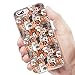 ChiChiC iPhone 8 Plus Case Cool,iPhone 7 Plus Case Cute,Slim Flexible Soft TPU Rubber Clear Protective Cases Cover with Design for iPhone 8 7 Plus 5.5 Inch,Cartoon Animal Pet Dog Puppy and Cat Smile