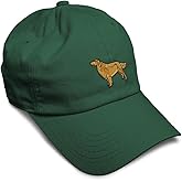 Custom Soft Baseball Hat Embroidered Dad Hat Golden Retriever Dog B Embroidery Men & Ladies Baseball Cap