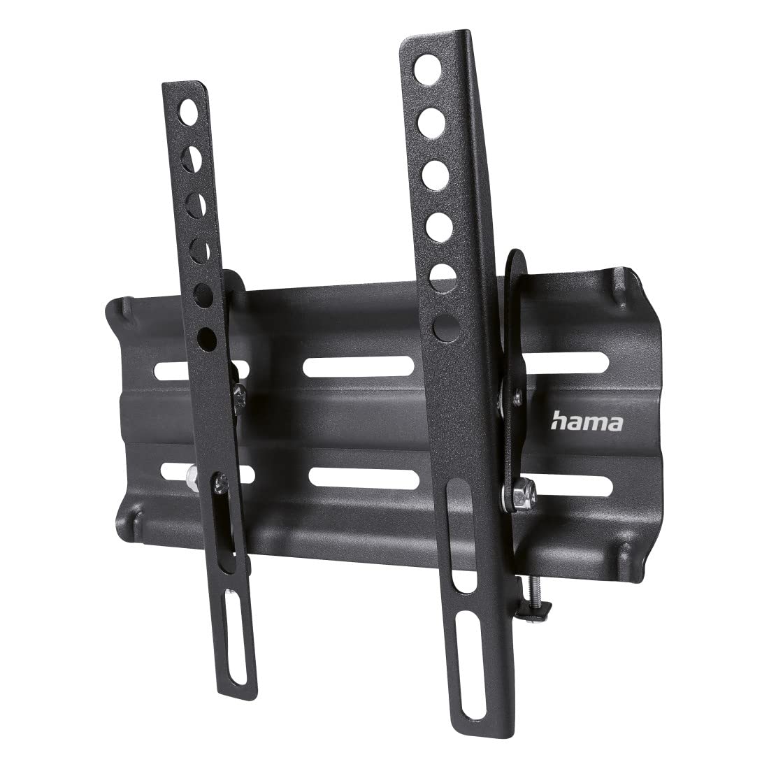 Hama Tilt TV Wall Bracket (19-48 inches, tilt, VESA bracket up to 200x200, max. 25 kg, incl. Fischer dowels) black
