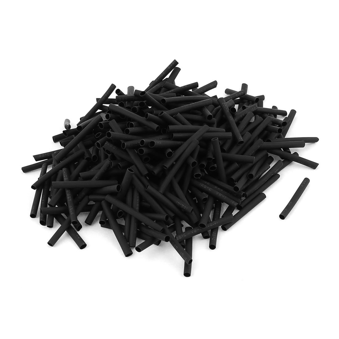 sourcingmap Wire Wrap Sleeve 2mm Dia 30mm Long Heat Shrink Tubing 360pcs Black