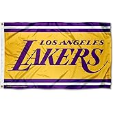 Los Angeles Lakers Wordmark Outdoor Large Grommet Flag
