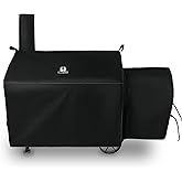 SUPJOYES Grill Cover for Oklahoma Joe's Highland Offset Smoker, Heavy Duty Waterproof Oklahoma Joe Smoker Accessories
