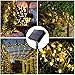 Blingstar Solar Christmas Lights 200 LED 75ft String Lights 8 Modes Waterproof Fairy Lights Remote Control & Timer Warm White Solar Powered Christmas Lights for Indoor Outdoor Home Patio Decoration
