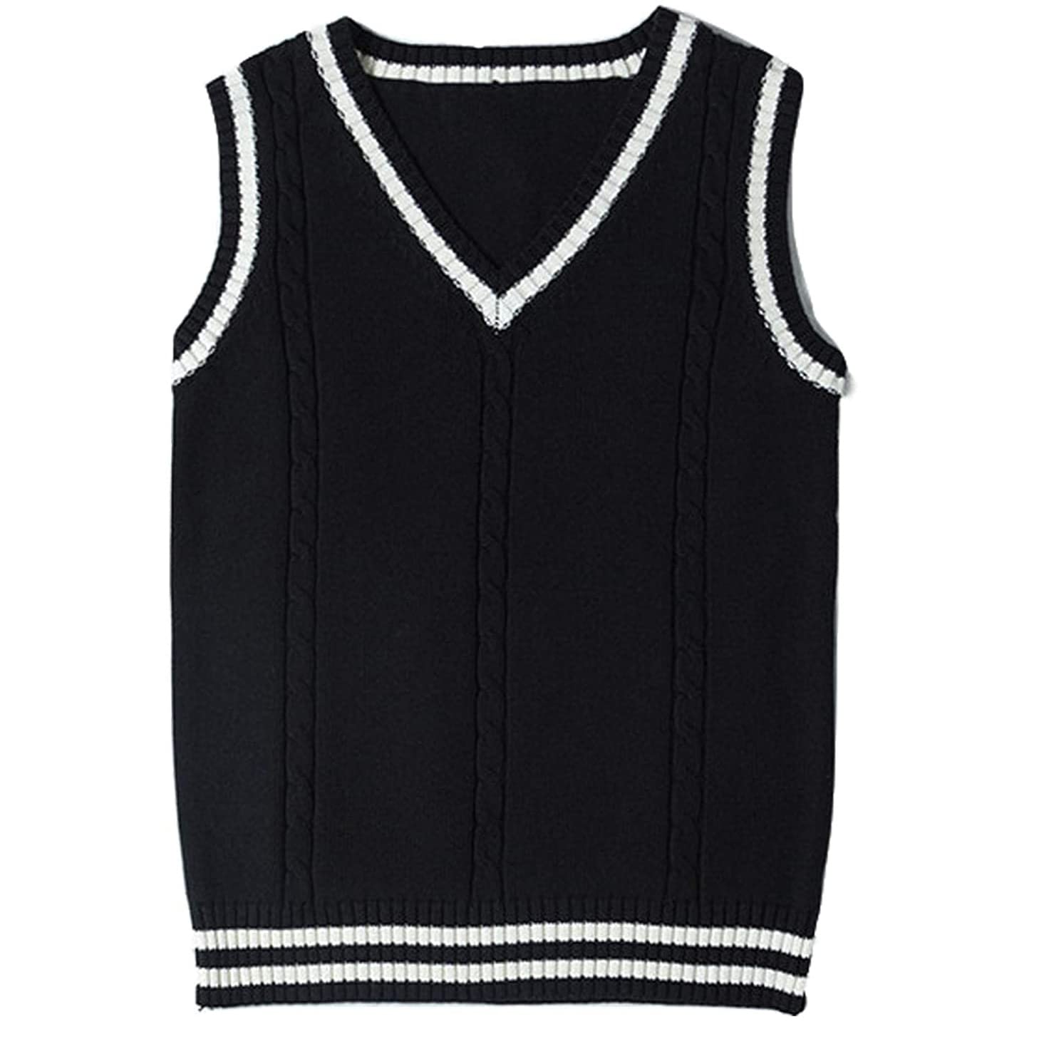 jinghuiyue Women’s V Neck Sweater Vest School