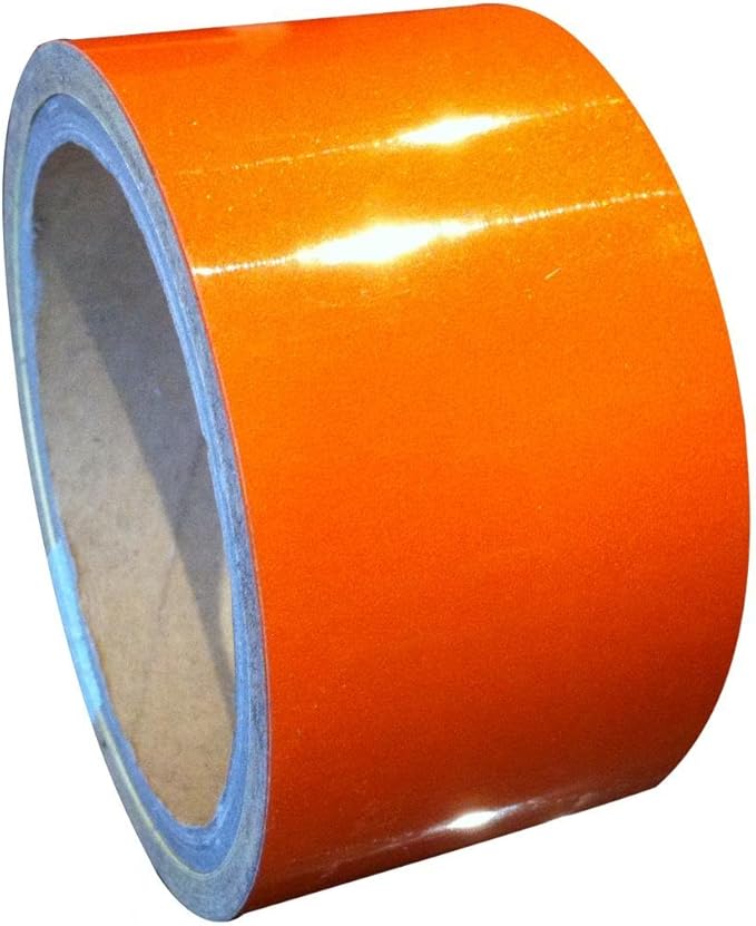 Orange Reflective Tape Weatherproof Adhesive 50mm x 5m Amazon.co.uk