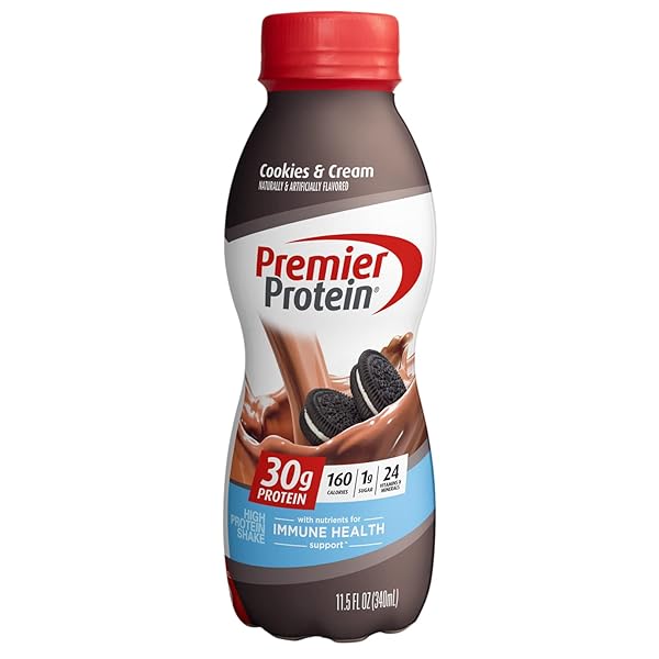 PREMIER PROTEIN SHAKE, COOKIES & CREAM, 30G PROTEIN,...