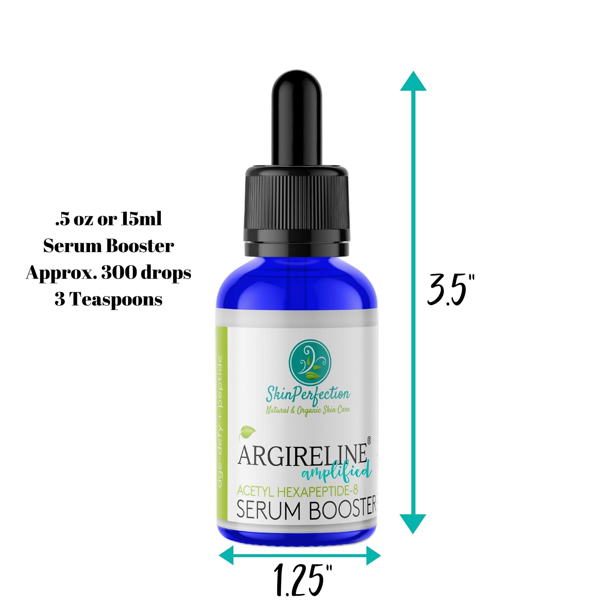 Skin Perfection Argireline Amplified Peptide Solution Multifunctional Anti-aging - Mix Into Any Face Cream for Diy Wrinkle Relaxing - Acetyl Hexapeptide 8