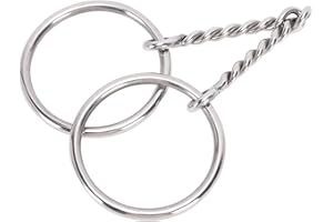 Haofy Stainless Steel Snaffle Bit, Professional Training Tool for Secure Control & Comfort, 11.6" Inches, RustResistant Desig