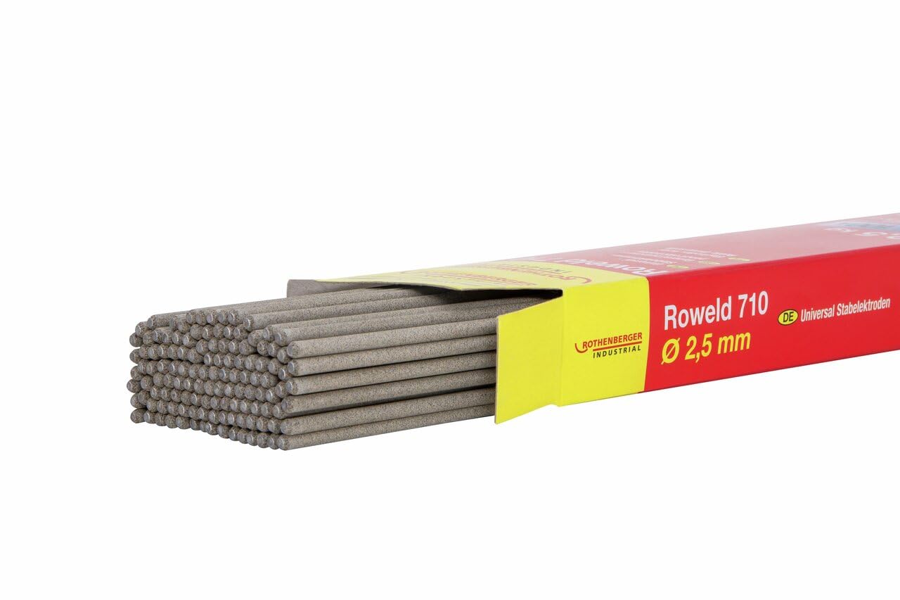 Rothenberger Industrial Roweld 710 – Pencil Electrodes Diameter 2.5 mm Length: 350 mm, Pack of 125) – 31224
