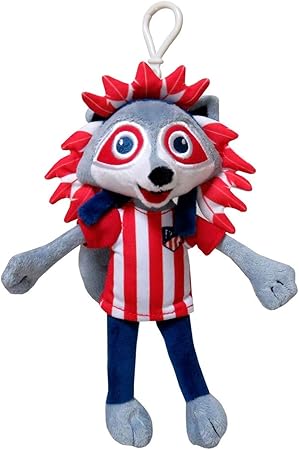 Atletico De Madrid 20cm Indi Plush Toy With Hook For Hanging Red White Cyp M 02 Atl Amazon Co Uk Toys Games