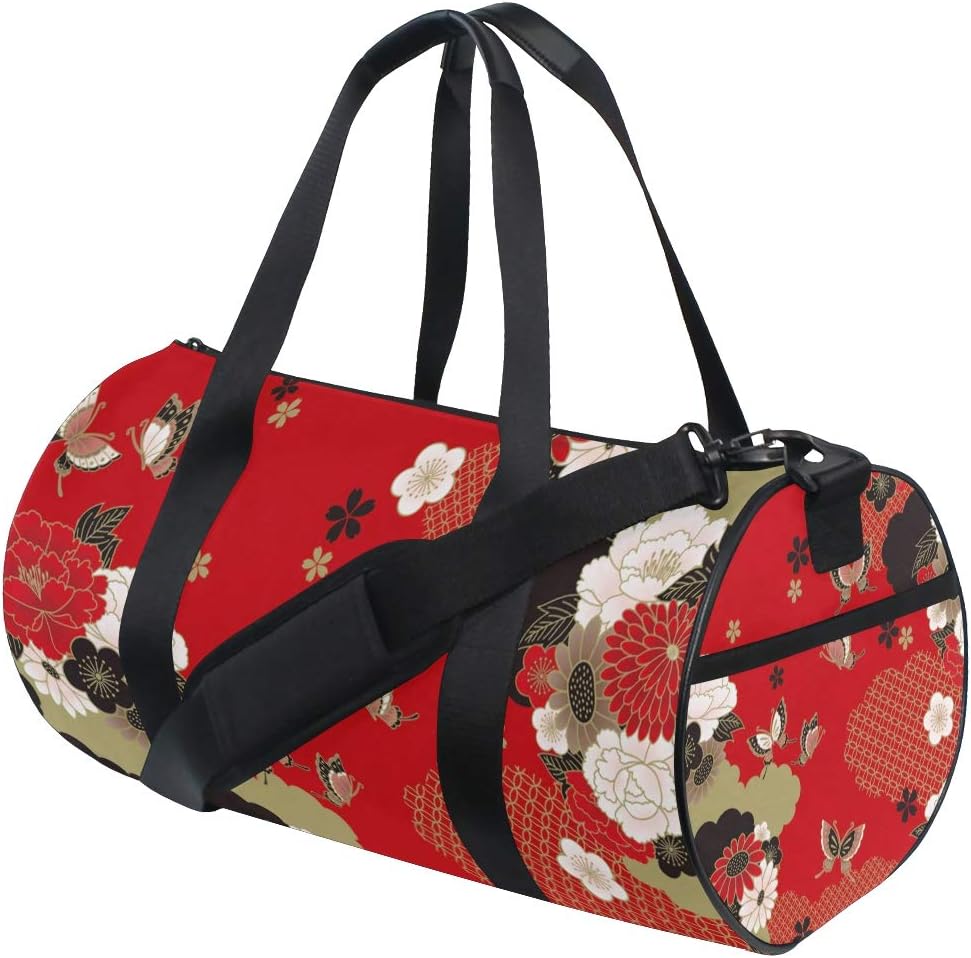 floral sports bag