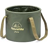 Naturehike Multifunctional Collapsible Water Basin, Folding Tub, Portable Bin, Lightweight Foldable Bucket with Handles for Camping, Dish Washing, Laundry, Fishing, Hiking
