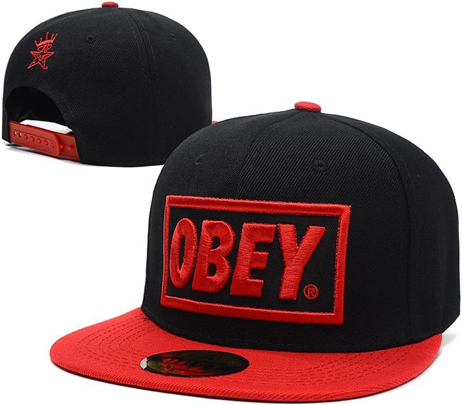 OBEY Floral Snapback Hats Top Quality Classic Baseball