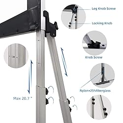 SCREENPRO 120inch Projector Screen with Stand, Fast