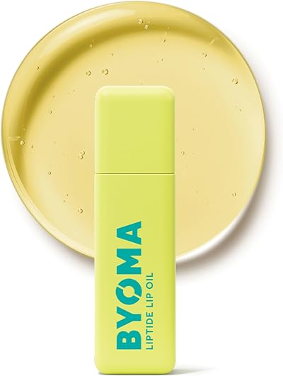 BYOMA Liptide Lip Oil 5ml Glossy Plumping Hydration Avocado Peptides Vegan