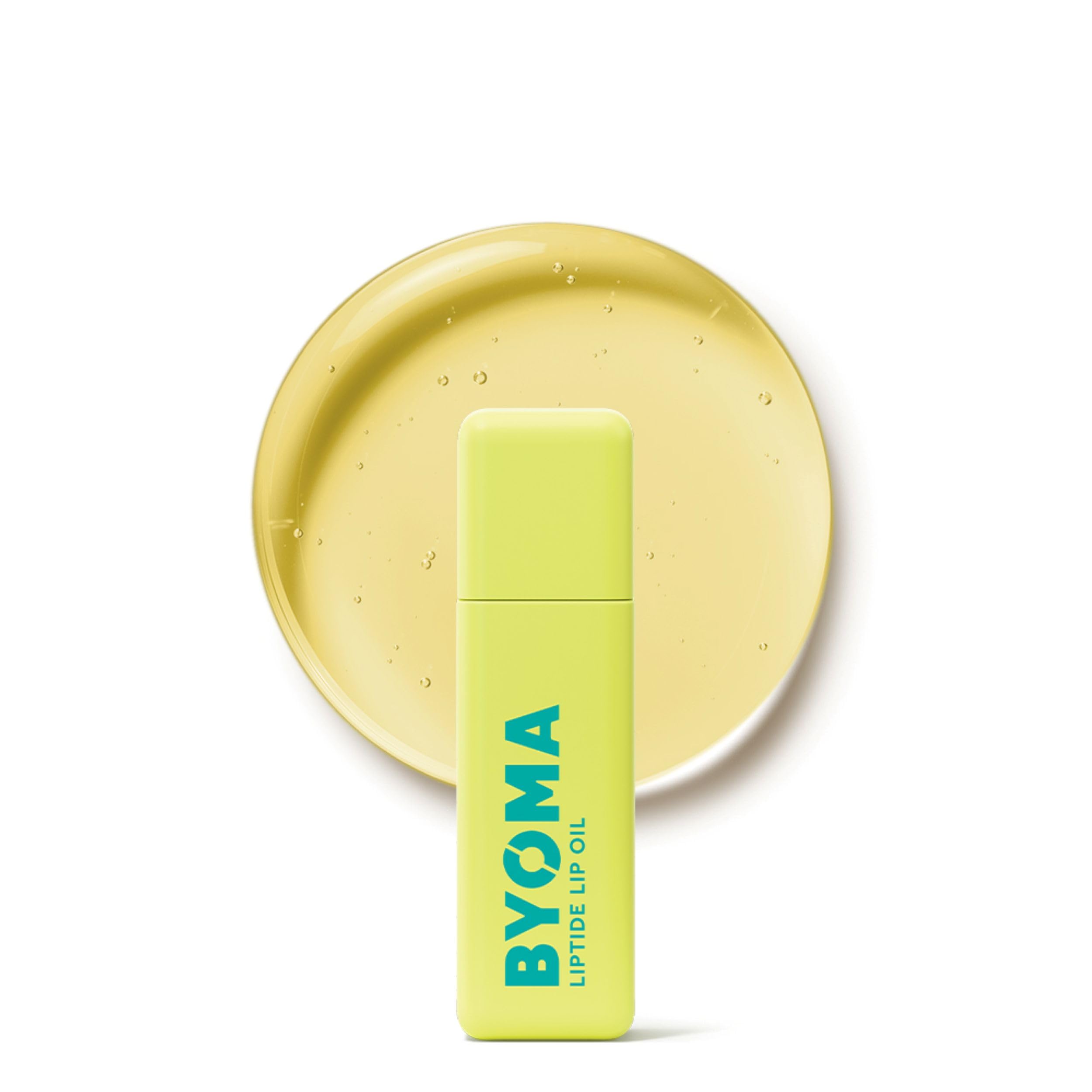 BYOMA Liptide Lip Oil (5ml) Glossy, Non-Sticky Gloss - Reduces the Appearance of Fine Lines - With Peptides and Avocado Oil - Softens, Plumps, Hydrates, Vegan