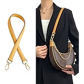 KIYOMIL Genuine Vachetta Leather Shoulder Bag Strap Replacement for Graceful Tote Bag(BEESWAX-Width:0.7in&Length:27.5in)