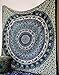 Marubhumi Hippy Mandala Bohemian Tapestries, Indian Dorm Decor, Psychedelic Tapestry Wall Hanging Ethnic Decorative Tapestry (84 x 90 Inches, Multi Dream)