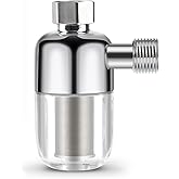 Geokin:Washing Machine Water Filter, Spin Down Sediment Filter, Stainless Steel Reusable Sink Water Filter, Water Softener For Water Heater Washing Machine Dishwasher Shower Faucet, Prevent Impurity