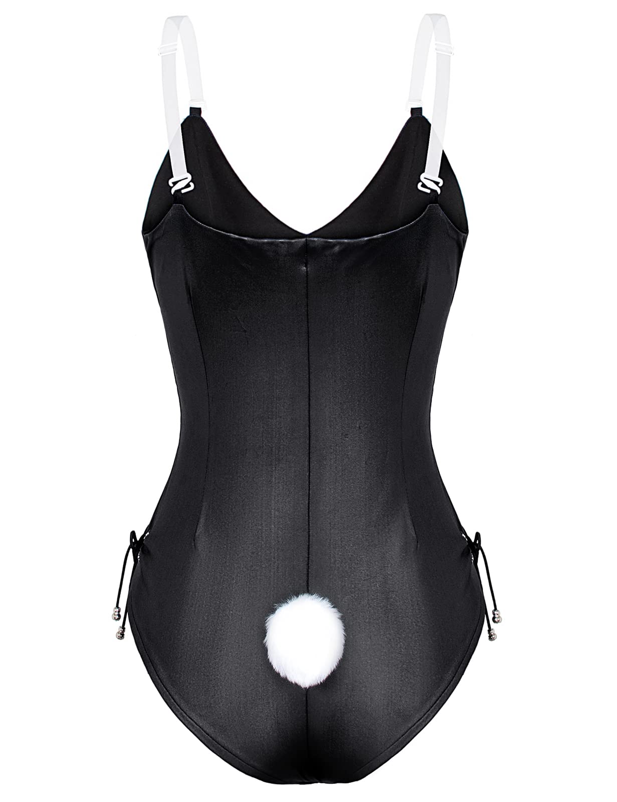 Womens Bunny Costume Girl Bodysuit Anime Role Costume Senpai Cosplay Bodysuit One Piece Stockings Set