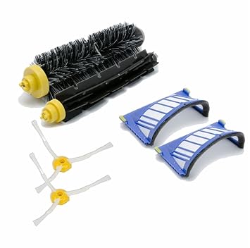 Kit Small Serie 600 Bürsten 3 Arme und Filter für iRobot Roomba Serie 660 661 662 663 664 665 666 667 668 669 670 671 672 673