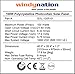 WindyNation Complete Solar 100 Watt Panel Kit: 100W Solar Panel + 20A LCD Display PWM Charge Controller + MC4 Connectors + Mounting Z Brackets for 12V Battery Off Grid, RV, Boat