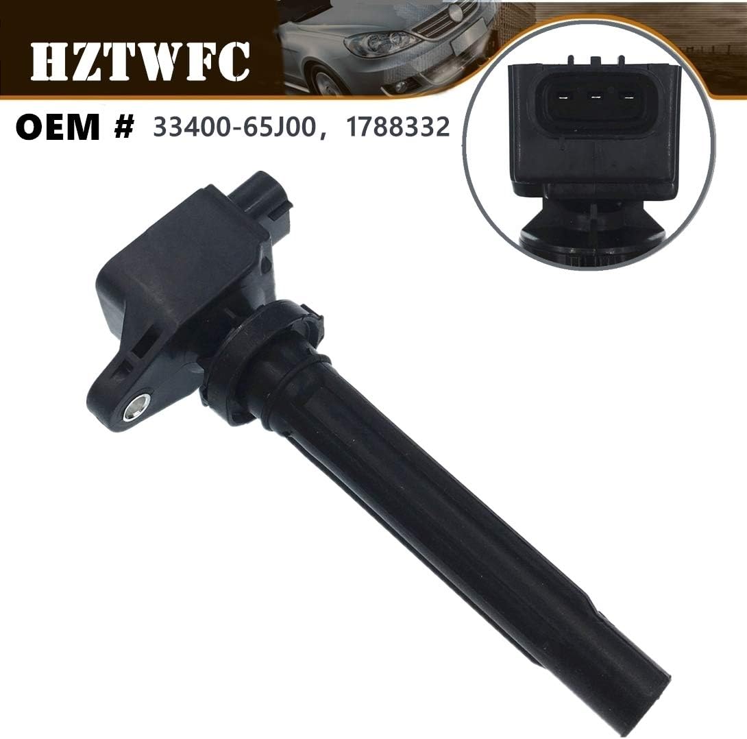 HZTWFC Ignition Coil Compatible for Suzuki SX4 2.0L L4 Grand Vitara 06-08 2.7L V6 33400-65J00 1788332 3340065J00