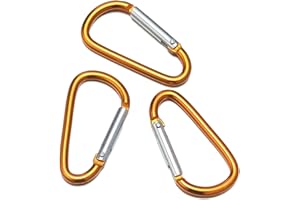 5pcs/Lots Multicolor Aluminum Keychains, 2 Styles Buckle Bag Hanging Findings for Keychains Making Accessories