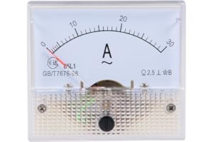 uxcell AC 0-30A Analog Panel Ammeter Gauge Ampere Current Meter 85L1