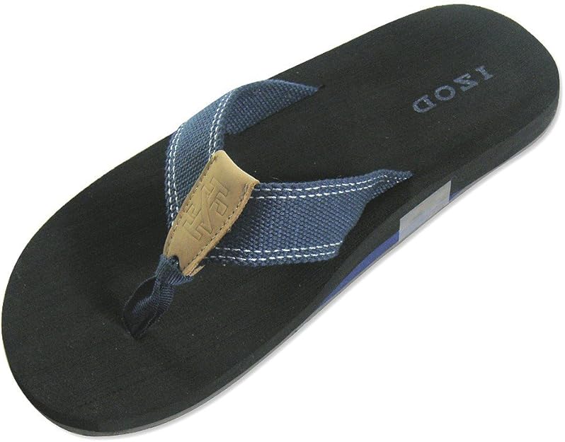 men's izod flip flops
