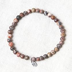 Tiny Rituals LEOPARD SKIN JASPER ENERGY BRACELET
