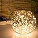 Oak Leaf LED String Lights,33 ft 100 LEDs Starry Fairy Lights for Bedroom,Wedding,Patio,Gate,Party, 3V Power Adapter,Warm White