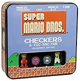 Super Mario Bros Checkers & Tic-Tac-Toe Collector's Edition Board Game