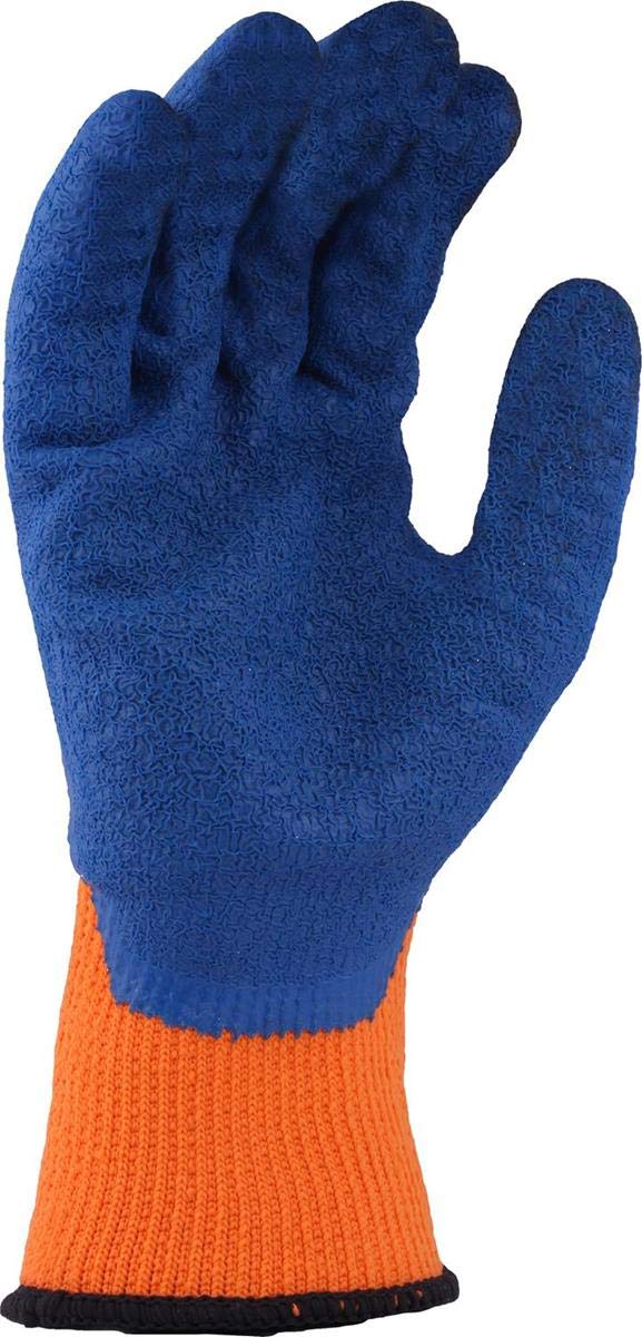 UCI Koolgrip-II Thick Latex Palm Coated Gloves - Orange Hi-vis - X Large - 1 Pair, XL (Pack of 2) - Image 3