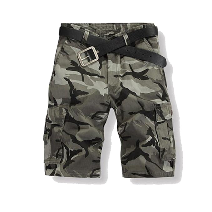 Just No Logo Herren Cargo Shorts kurze Hosen Camo Bermuda Bundhose