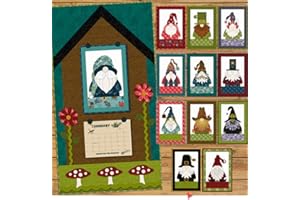 The Whole Country Caboodle Gnome for The Holidays Calendar Quilt Pattern