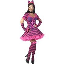Amazon.com: Fun Costumes Women's Sassy Wonderland Cat Costume Pink ...