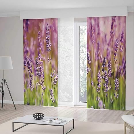 Tende Per Finestra Color Lavanda Decorazione Per La Casa