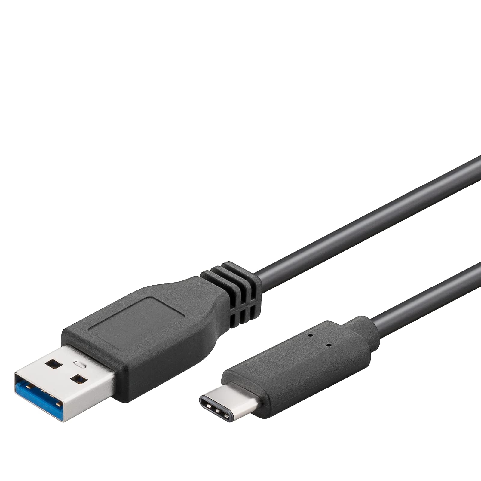 Goobay 67999 USB-C to USB A 3.0 Cable, Black, 0.5 m Length