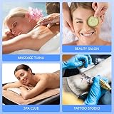 Highdi Massage Bed Sheet with Face Hole, Grey, 190x80cm, Washable view 6