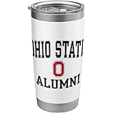 Ohio State Buckeyes Alumni Bold White Officially Licensed Stainless Steel Insulated Tumbler