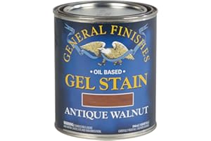 General Finishes Oil Base Gel Stain, 1 Quart, Antique Walnut
