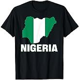Nigerian Flag Of Nigeria Men Women Kids Africa T-Shirt