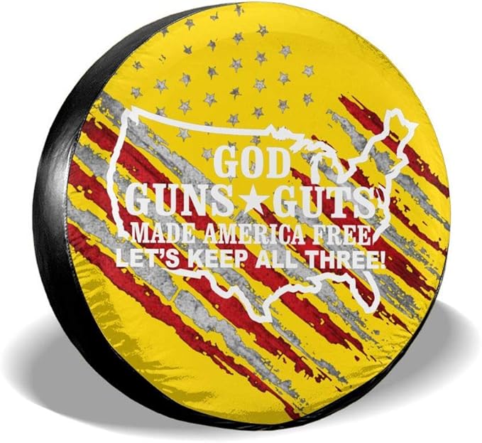 Amazon JADETADELA God Guns Guts Made America Free Spare Tire Cover amazon-jadetadela-god-guns-guts-made-america-free-spare-tire-cover