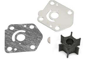 MARKGOO Water Pump Impeller Repair Kit 17400-93951 for Suzuki Outboard 9.9 15 HP DF9.9 DF9.9B DF15 DF15A DT9.9 DT15 Boat Motor Engine Rebuild Service Parts Replacement 17400-93960 17400-93950