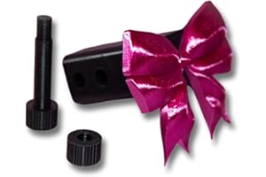 Bow Hitch Cover for 2 Inch Receiver, Universal Fit, Pink Trailer Hitch Cover