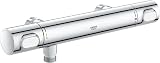 GROHE Precision Flow Exposed Thermostatic Shower Mixer Bar Valve Chrome view 1